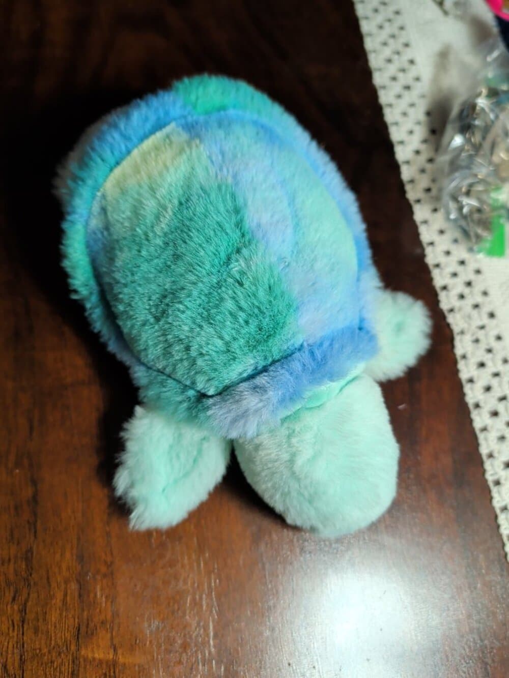 Douglas Cuddle Toy Sea Turtle Teal Blue Tie Dye shell soft 5" plush 2024 - Thumbnail 12