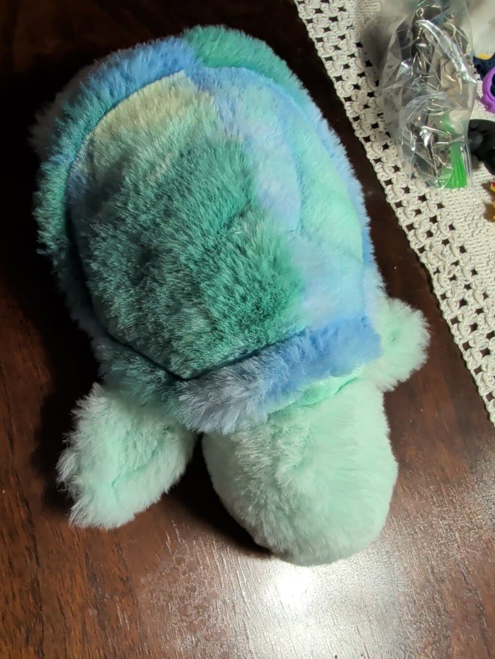 Douglas Cuddle Toy Sea Turtle Teal Blue Tie Dye shell soft 5" plush 2024 - Thumbnail 13