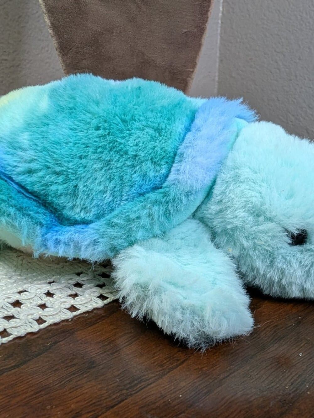 Douglas Cuddle Toy Sea Turtle Teal Blue Tie Dye shell soft 5" plush 2024 - Thumbnail 2