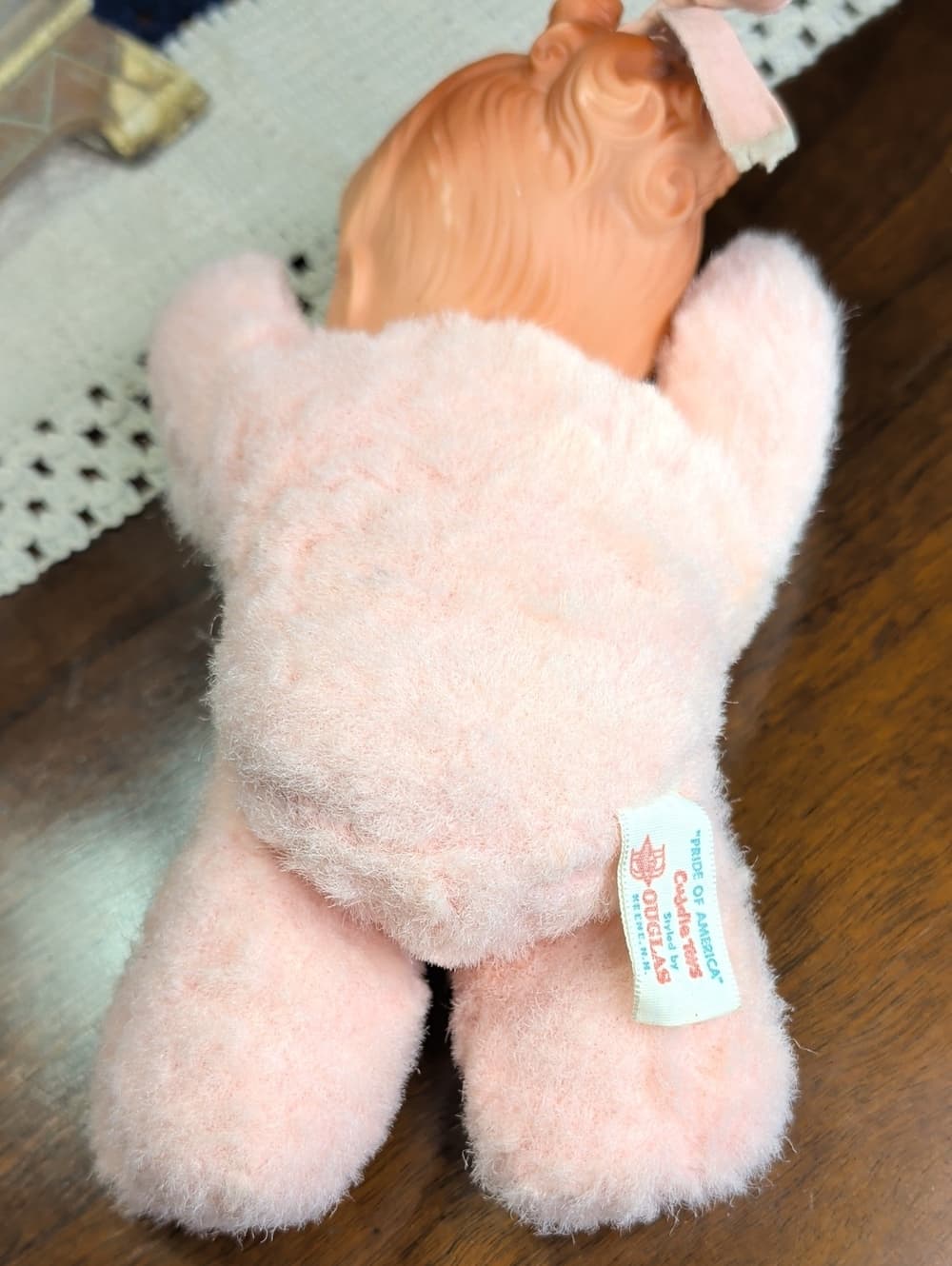 Vintage Pride Of America Douglas Cuddle Toy Plush Soft Pink Baby Doll - Thumbnail 3