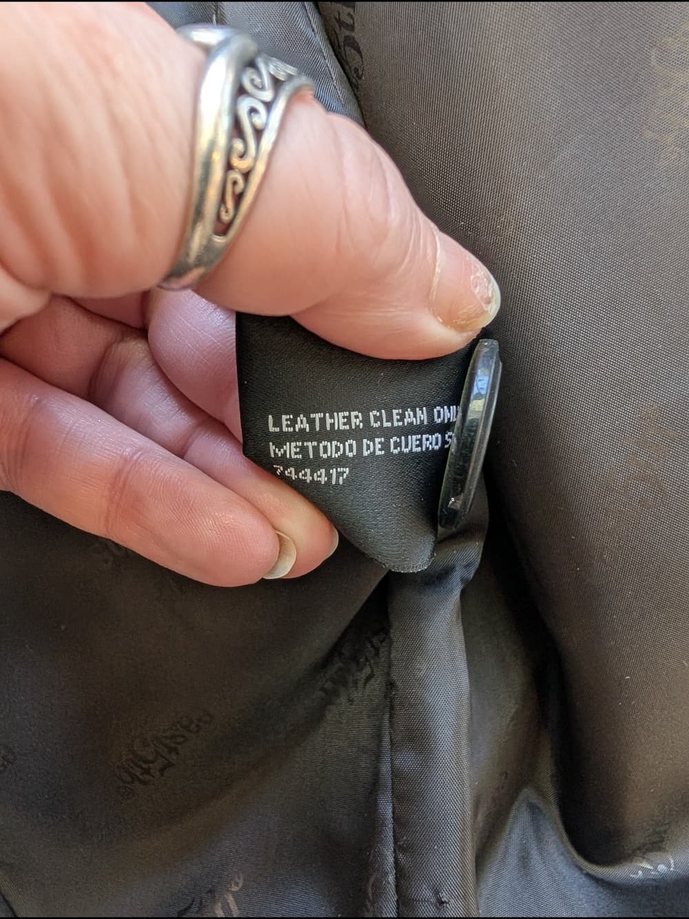 Vintage East 5th Black Leather Button Up Jacket - Thumbnail 5