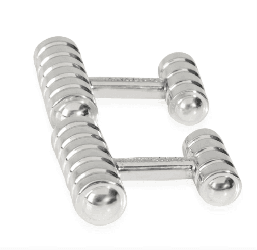 Tiffany & Co. Sterling Silver Paloma Picasso Groove Cufflinks - Thumbnail 4