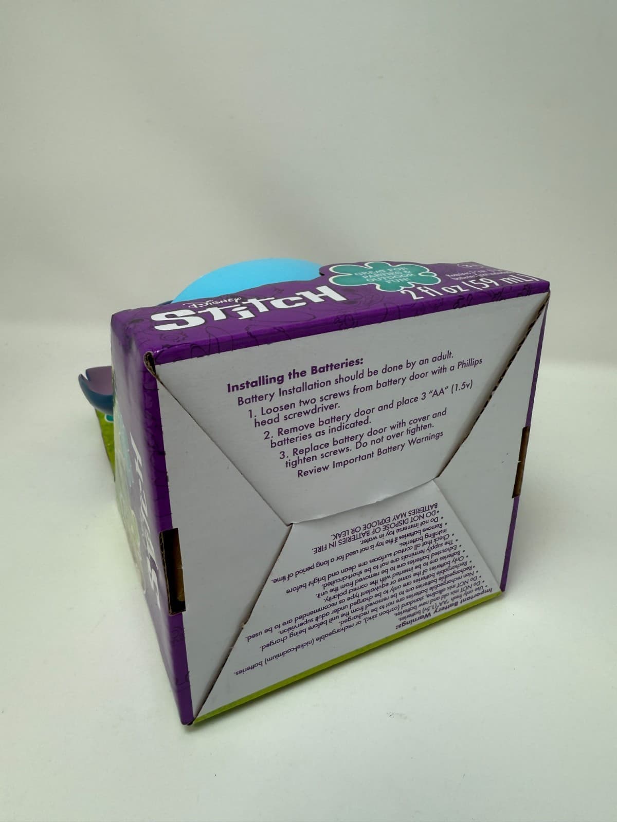 Disney Stitch Mini Bubble Machine - Fun Bubble Blower with Solution, Ages 3+ - Thumbnail 5