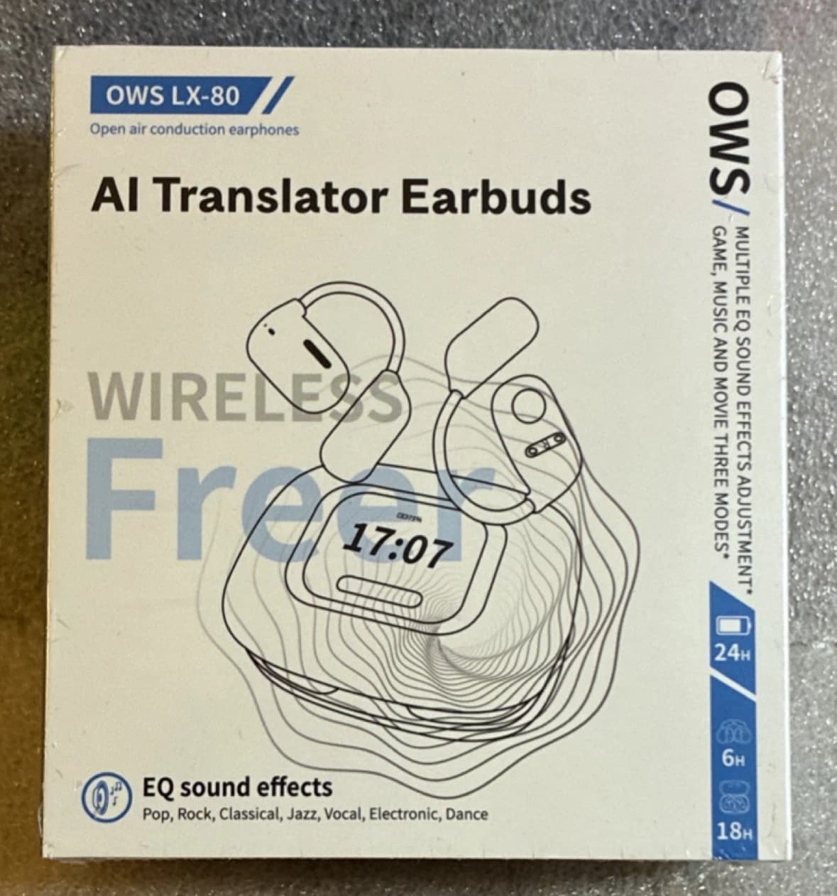 OWS LX-80 AI Translator Earbuds Wireless - Thumbnail 2