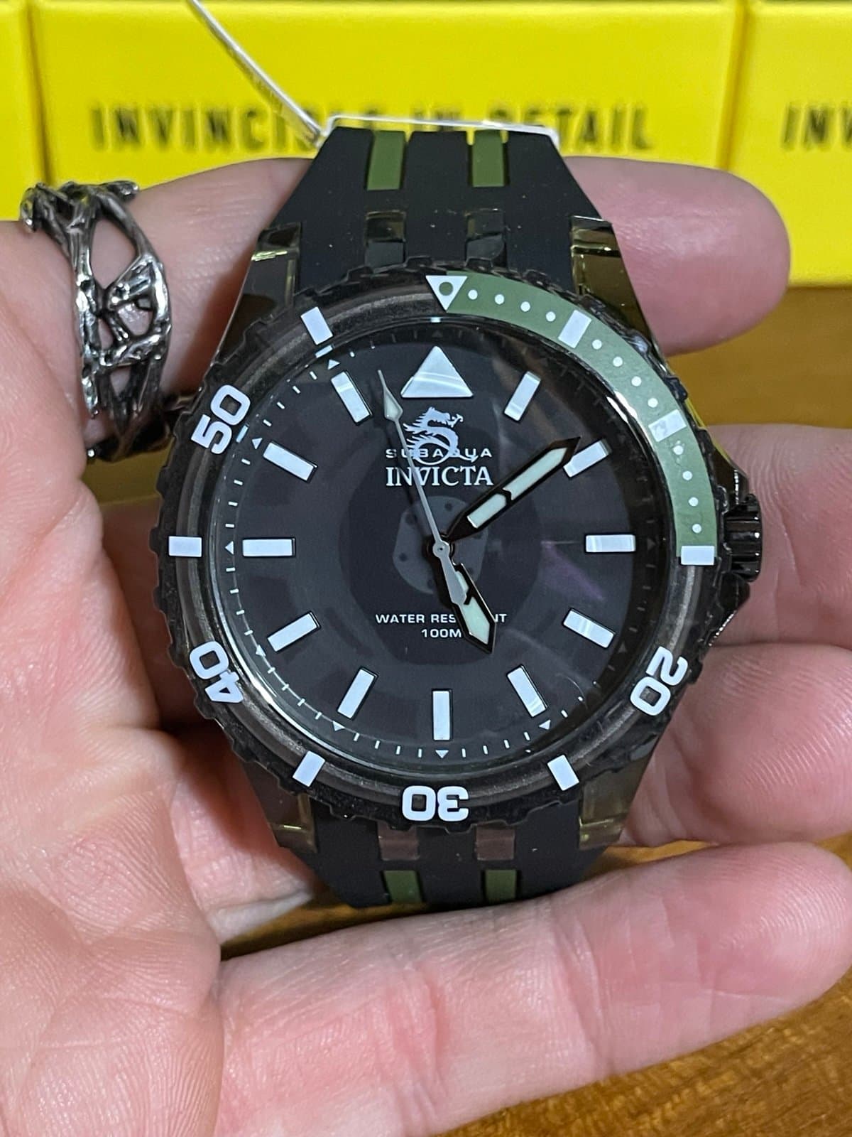 Invicta Subaqua Men’s Watch 44mm Black Dial Stainless Steel 70035 - Thumbnail 2