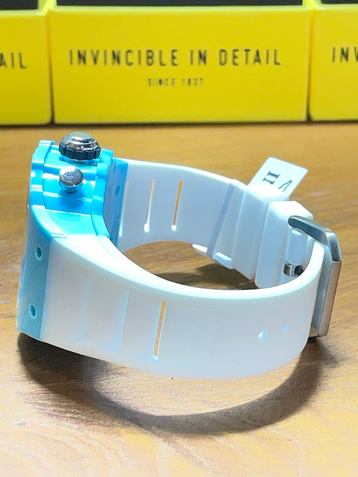 Invicta Racing Vaulthan Men’s Watch 44mm White Blue 69673 - Thumbnail 4