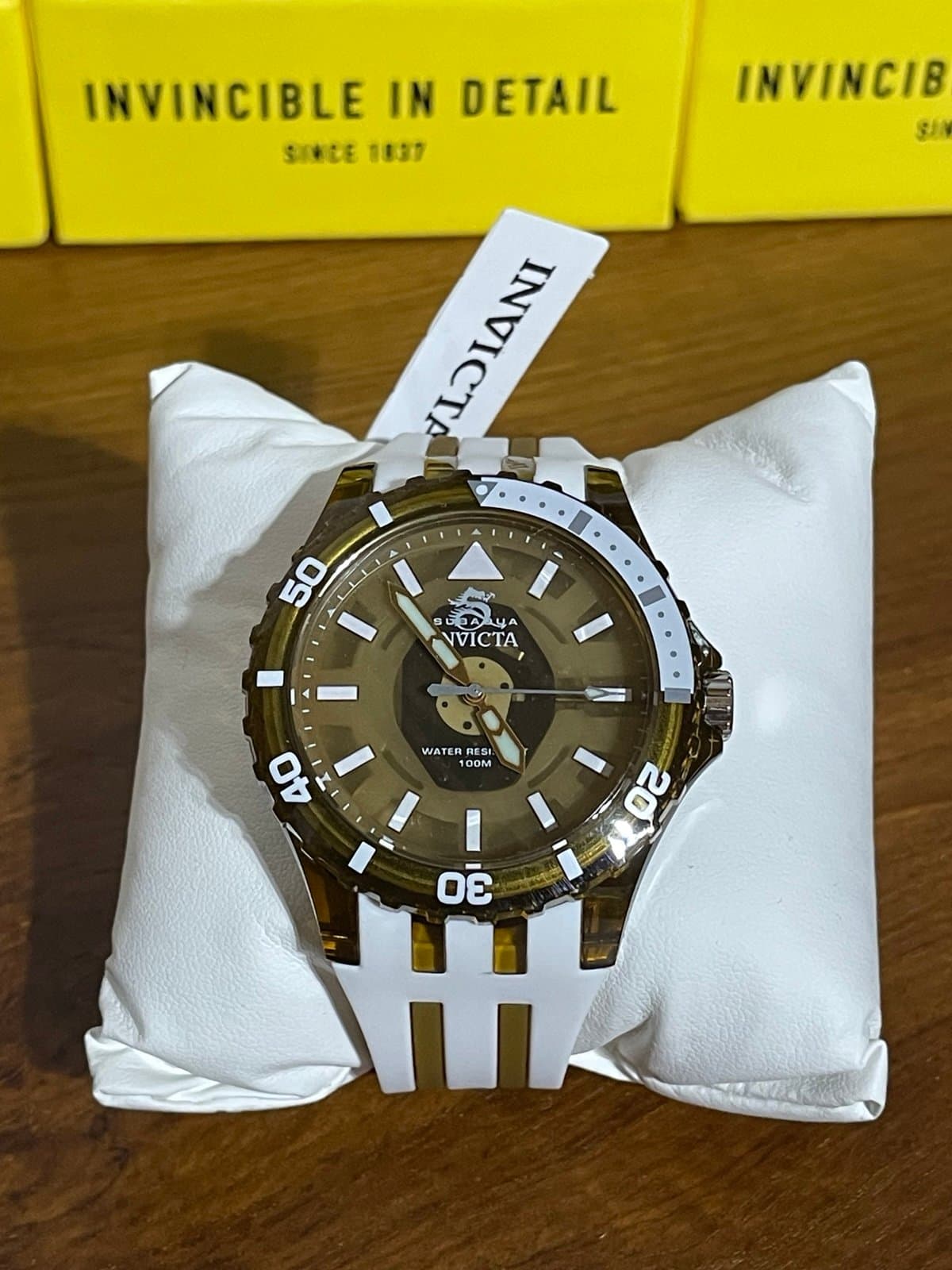 Invicta Subaqua Men’s Watch 44mm Brown Dial Stainless Steel 70034