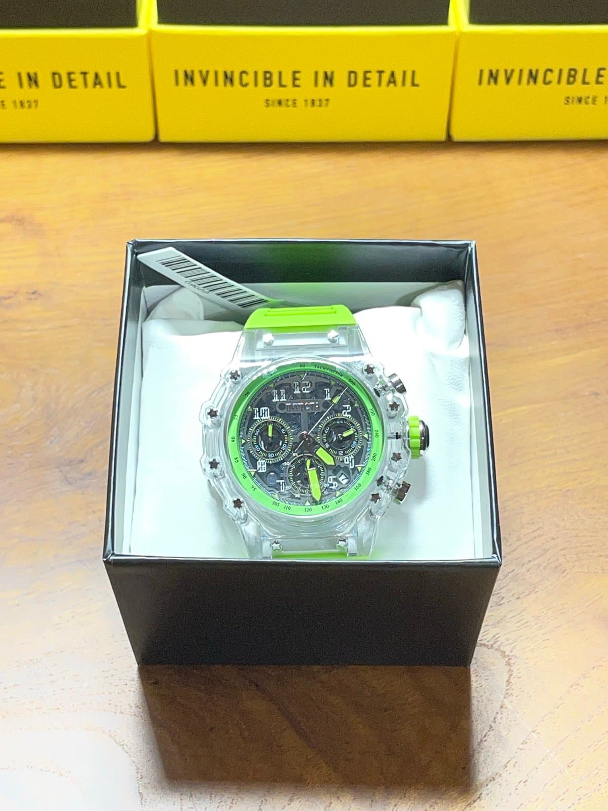 Invicta Racing Vaulthan Men’s Watch 44mm Fluorescent Green 69688 - Thumbnail 9