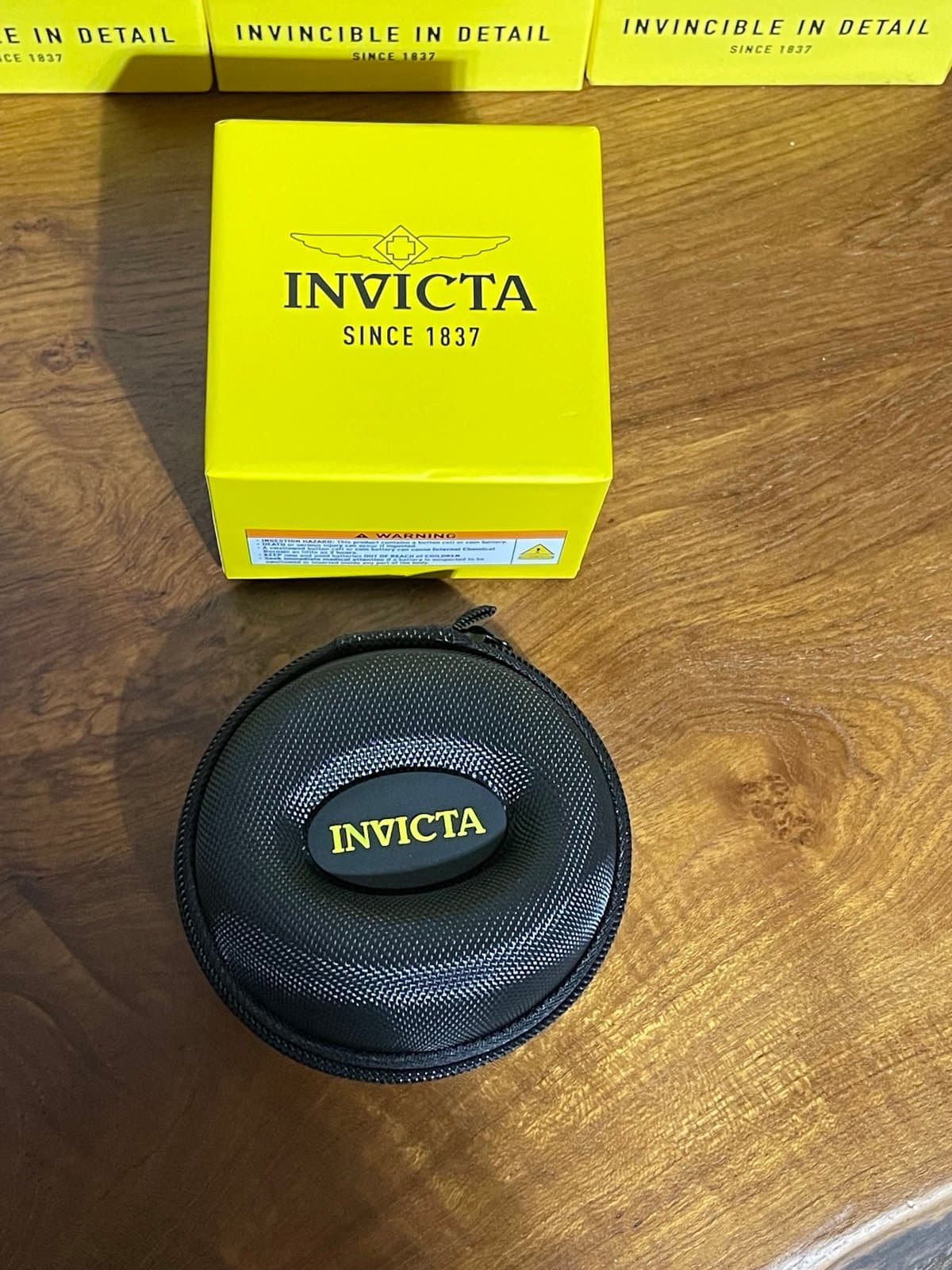 Invicta Racing Vaulthan Men’s Watch 44mm Orange Light Blue Dial 69665 - Thumbnail 10