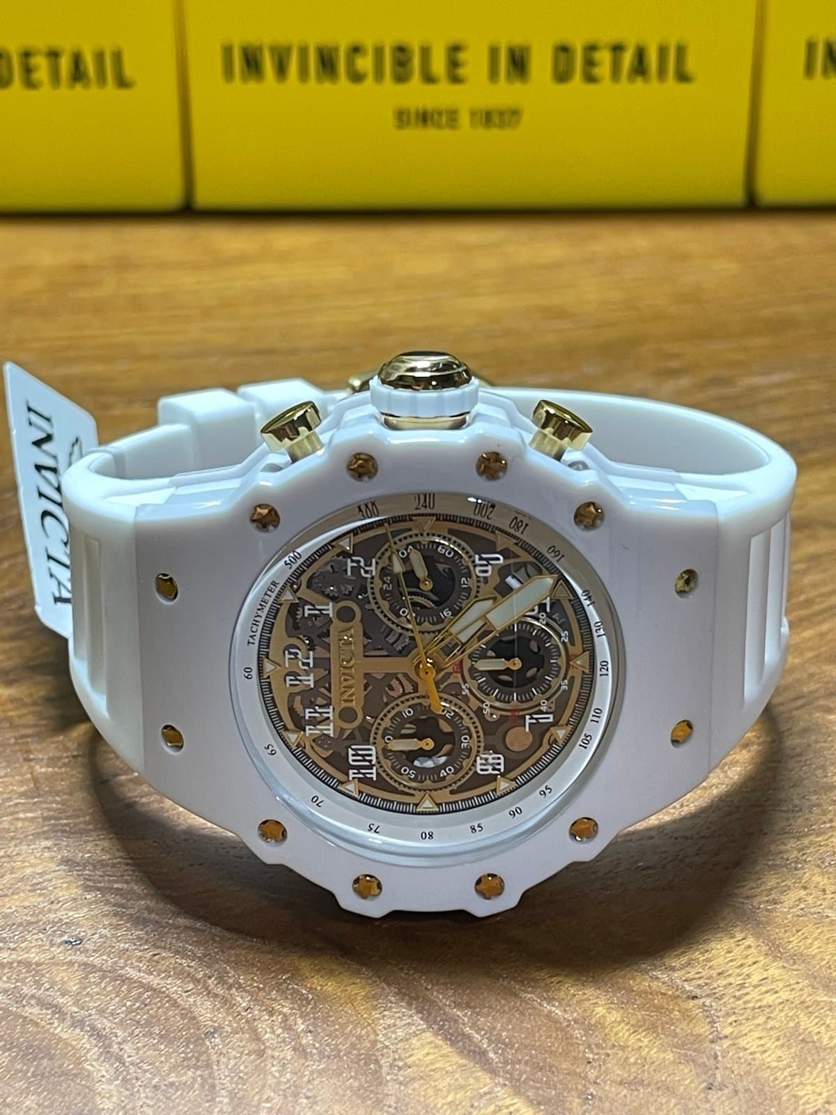 Invicta Racing Vaulthan Men’s Watch 44mm White 69668 - Thumbnail 3