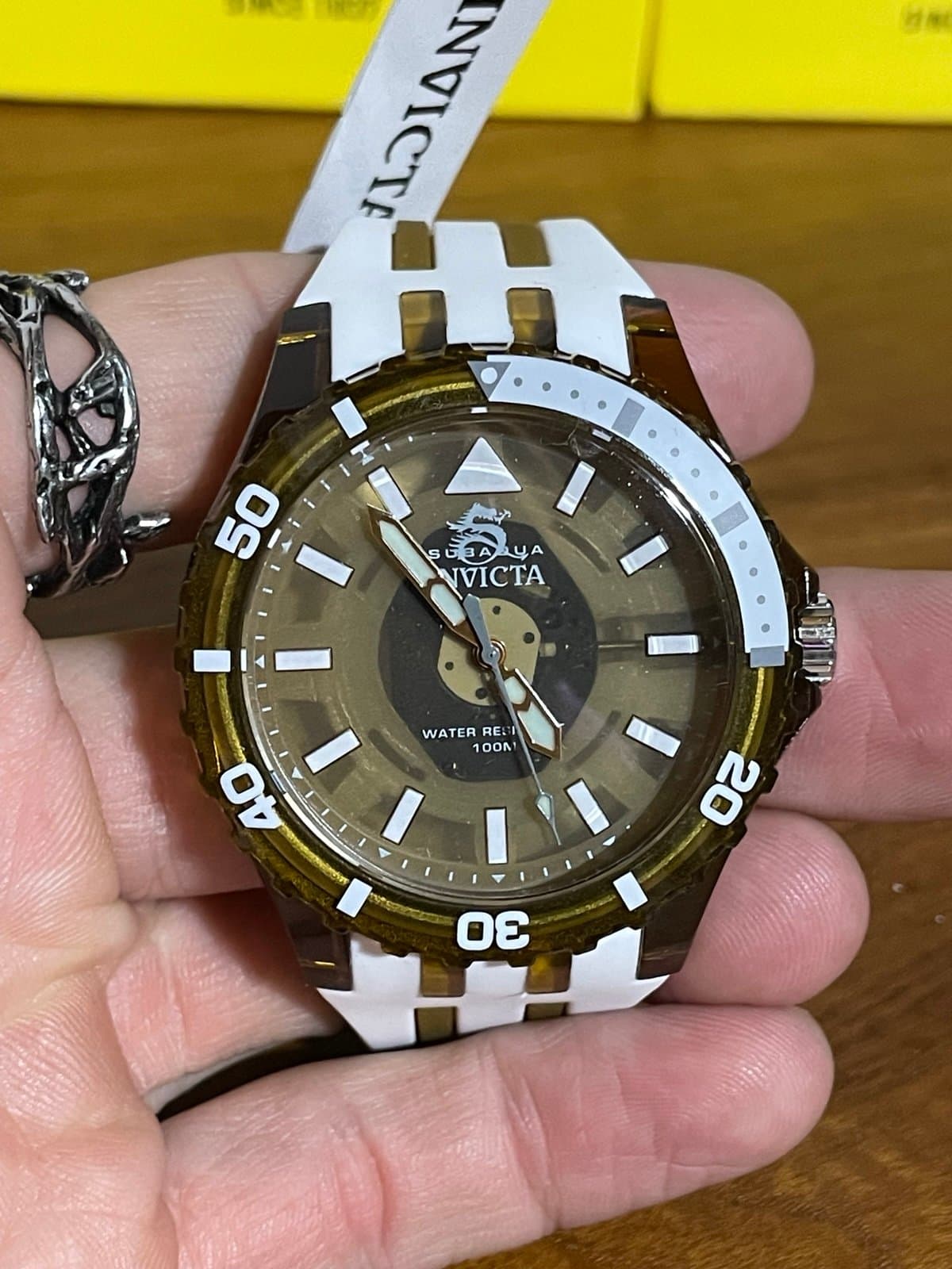 Invicta Subaqua Men’s Watch 44mm Brown Dial Stainless Steel 70034 - Thumbnail 2
