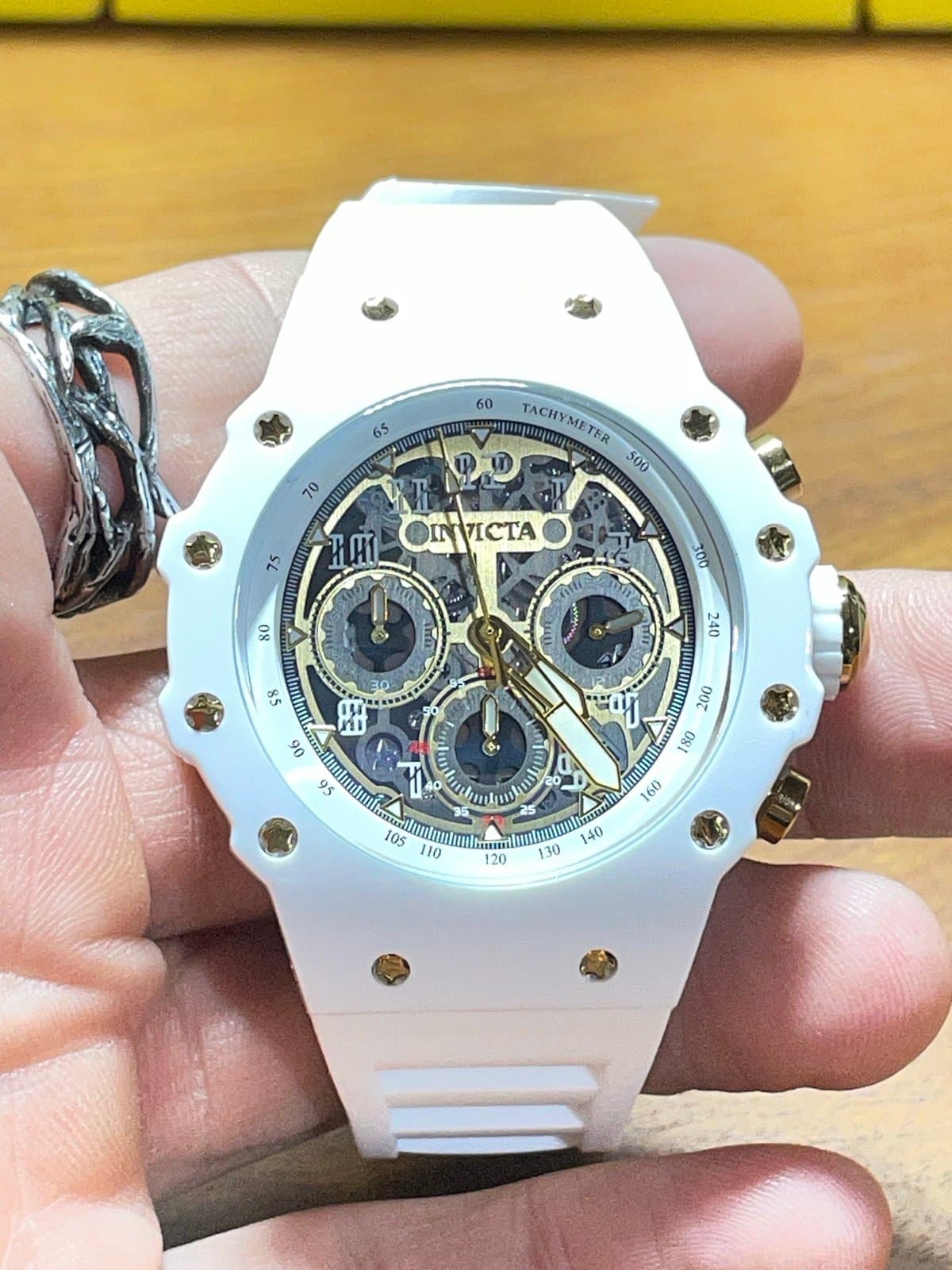 Invicta Racing Vaulthan Men’s Watch 44mm White 69668 - Thumbnail 2