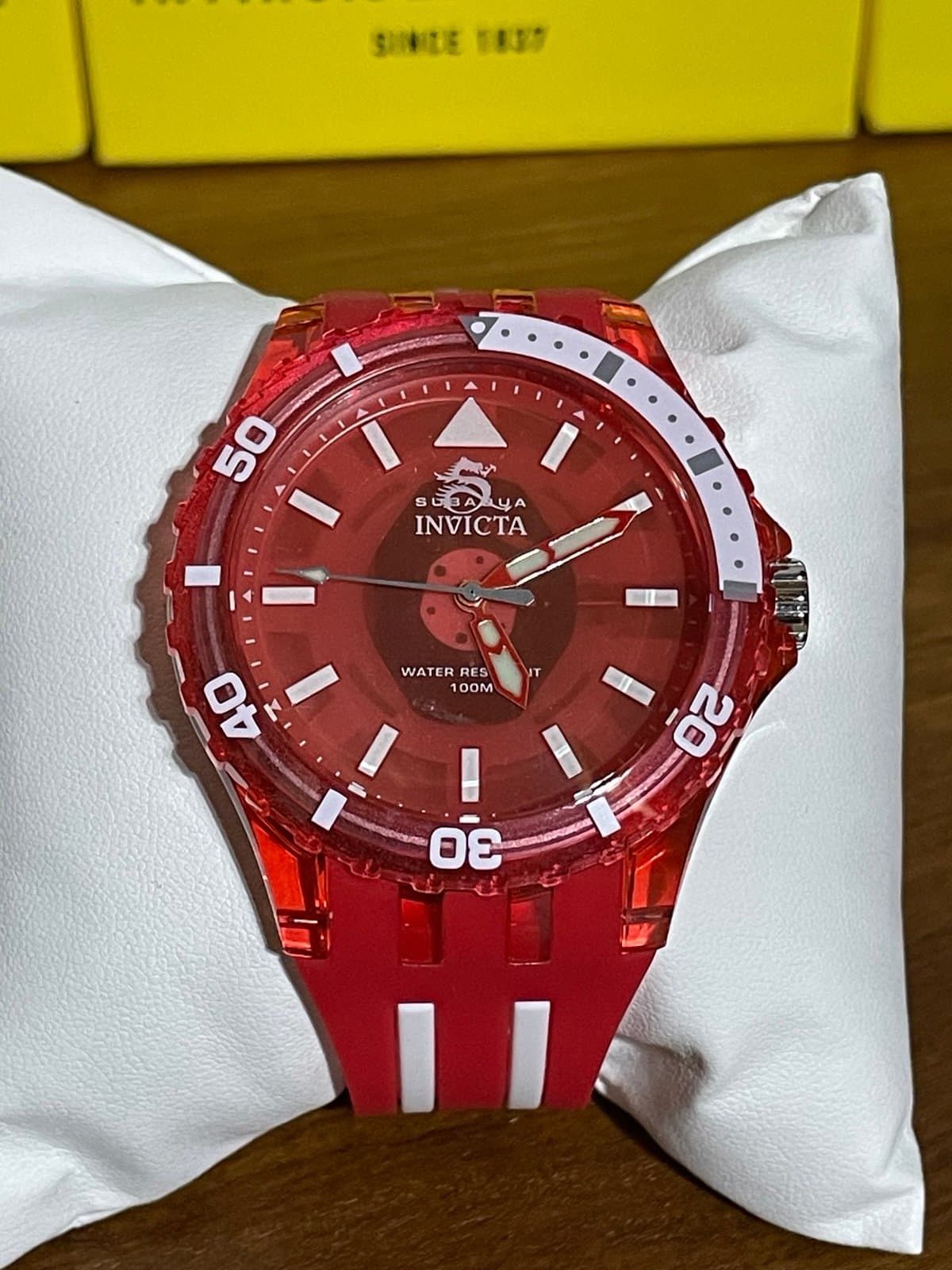 Invicta Subaqua Chromamode Men’s Watch 44mm Red Dial Quartz 69450