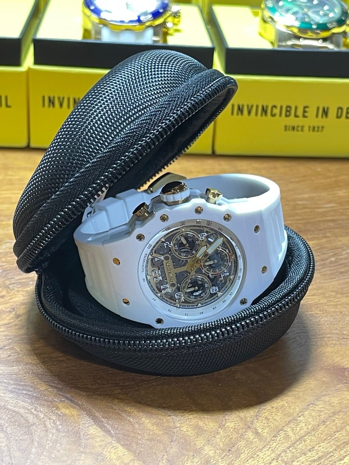 Invicta Racing Vaulthan Men’s Watch 44mm White 69668 - Thumbnail 8