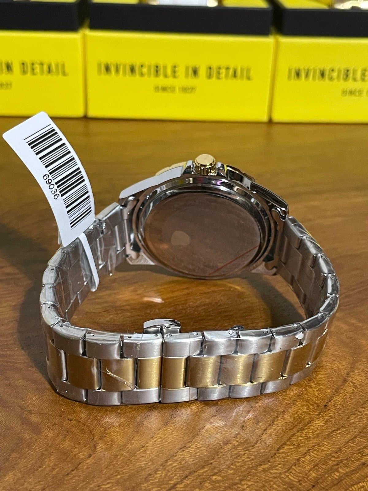 Invicta Specialty I by Invicta Men's Watch 42mm Gold Steel 69036 - Thumbnail 5