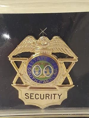Cadet MFG. Security Badge Pin State Of South Carolina - Thumbnail 2