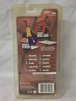NBA Shaquille O’Neal & Rasheed Wallace Mini Action Figures 2003 McFarlane VTG - Thumbnail 3