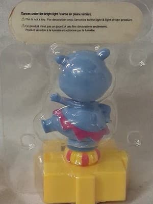 Solar Power Dancer Circus Hippo Bobble Toy - Thumbnail 4