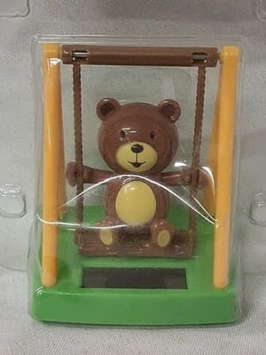 Solar Powered Dancing Figure- Swinging Bear- NEW - Thumbnail 2