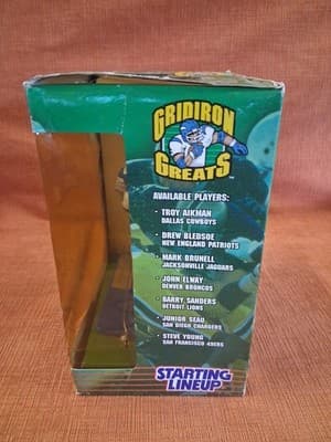1998 Starting Lineup Gridiron Greats Barry Sanders Detroit Lions 7in Figure - Thumbnail 6