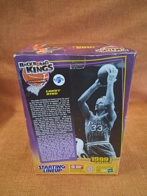 1999 STARTING LINEUP NBA Backboard Kings - LARRY BIRD - INDIANA STATE - Thumbnail 4