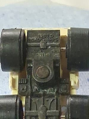 Vintage Micromachines White Tow Truck -1987 Road Champs - Thumbnail 7