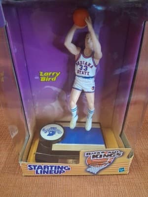 1999 STARTING LINEUP NBA Backboard Kings - LARRY BIRD - INDIANA STATE - Thumbnail 2