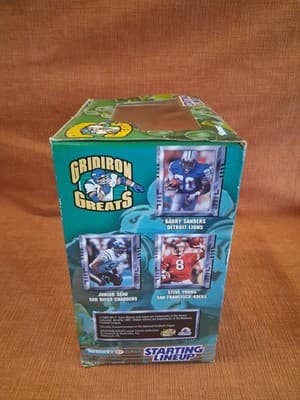 1998 Starting Lineup Gridiron Greats Barry Sanders Detroit Lions 7in Figure - Thumbnail 4