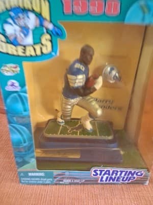 1998 Starting Lineup Gridiron Greats Barry Sanders Detroit Lions 7in Figure - Thumbnail 2
