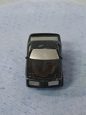 Vintage Micro Machines Pontiac Fire Bird Trans Am Black Hood Emblem '88 Funrise - Thumbnail 3