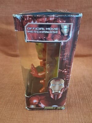 Iron Man Wacky Wobbler Bobble-head 2008 NIB Iron Man Funko - Thumbnail 5