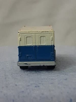 Small Micro Machine Ford Delivery Van in Blue & White - Thumbnail 4
