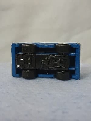 Small Micro Machine Ford Delivery Van in Blue & White - Thumbnail 5