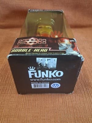 Iron Man Wacky Wobbler Bobble-head 2008 NIB Iron Man Funko - Thumbnail 6