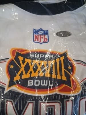 New England Patriots XXXVIIII Super Bowl Champions Ringer Reebok T-Shirt XXL NIP - Thumbnail 2