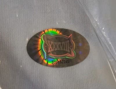 New England Patriots XXXVIIII Super Bowl Champions Ringer Reebok T-Shirt XXL NIP - Thumbnail 3