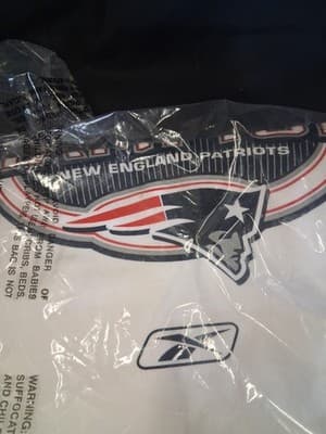New England Patriots XXXVIIII Super Bowl Champions Ringer Reebok T-Shirt XXL NIP - Thumbnail 5