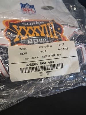 New England Patriots XXXVIIII Super Bowl Champions Ringer Reebok T-Shirt XXL NIP - Thumbnail 6