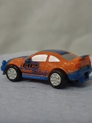 MICRO MACHINES - HMM RALLY CAR blue/orange "AP 200" - Hasbro Car Import - Thumbnail 5