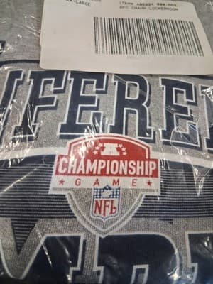 NFL 2003 AFC Conference Champions Super Bowl XXXVIII Football Tee 2X SEALED - Thumbnail 3