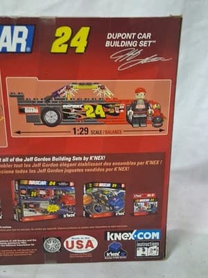 Vintage 2010 K'NEX Nascar 24 Jeff Gordon Dupont Car Building Set - Thumbnail 6