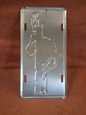 Vintage Team Monte Carlo Car Tag Plate. Used - Thumbnail 5