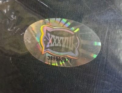 Vintage 2004 Super Bowl 38 XXXVIII Patriots vs Panthers XL NWT SEALED - Thumbnail 5