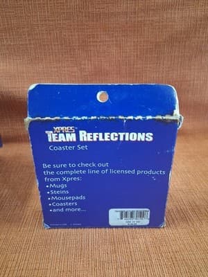 NASCAR Michael Waltrip #15 Coaster Set 4-Pack XPRES Team Reflections 2001 NEW - Thumbnail 2