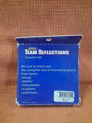 NASCAR Kurt Busch #97 Coaster Set 4-Pack XPRES Team Reflections 2001 NEW - Thumbnail 2