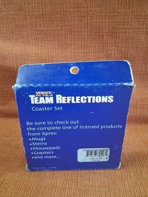 NASCAR Matt Kenseth #17 Coaster Set 4-Pack XPRES Team Reflections 2001 NEW - Thumbnail 2