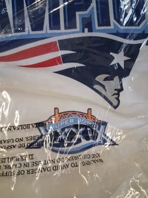 Vintage New England Patriots Super Bowl XXXIX Shirt Size L Brand New Sealed - Thumbnail 6