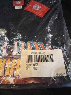 2004 Super Bowl XXXVIII Men's Shirt NFL Patriots Panthers Size 2XL - Thumbnail 4