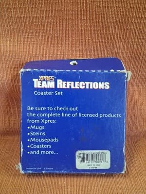 NASCAR Ryan Newman #12 Coaster Set 4-Pack XPRES Team Reflections 2001 NEW - Thumbnail 2