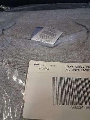 NFL 2003 AFC Conference Champions Super Bowl XXXVIII Football Tee XL SEALED - Thumbnail 2